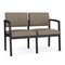 Lesro Lenox 2 Seat Tandem Seating W/ No Center Arm, 43.5 in W 24.5 in L 32 in H LS2101 - alternate 1